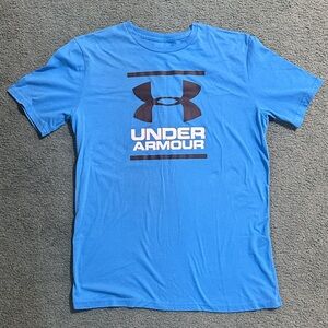 Under Armour Men's Bright Blue Logo Tee